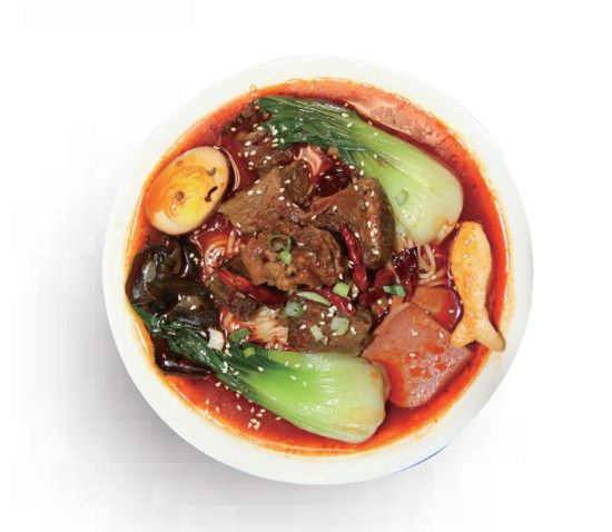 麻辣牛腩面 Sichuan Mala Spicy Braised Beef Brisket Noodle